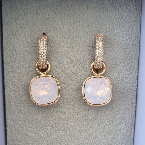 Earrings with Swarovski crystals - Picture 4 of 6